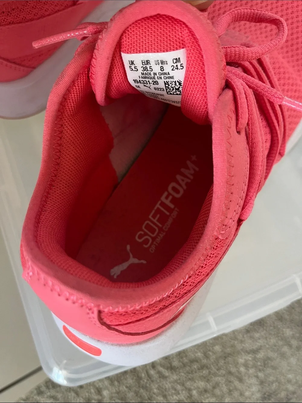 Puma Women’s Coral Pink Athletic Sneakers